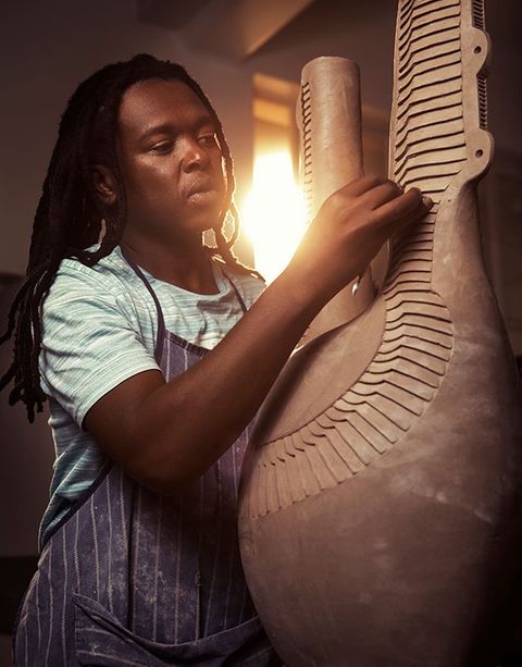 Madoda Fani leads summer workshop at Haystack Mountain School of Crafts in Maine