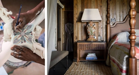 The artisans bringing a human touch to Xigera Safari Lodge’s interiors