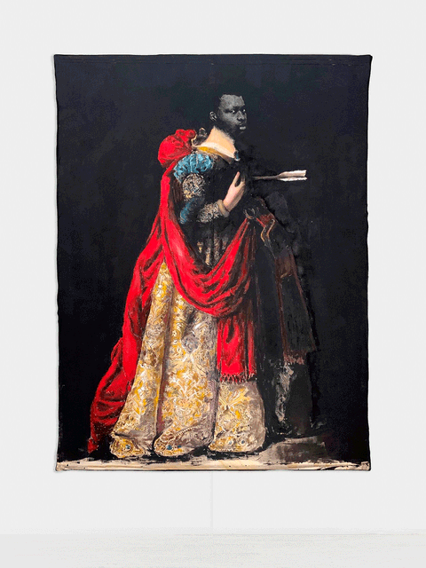 Sainte Ursula, after Francesco de Zurbaran (1635-1640), 2023 - Roméo Mivekannin