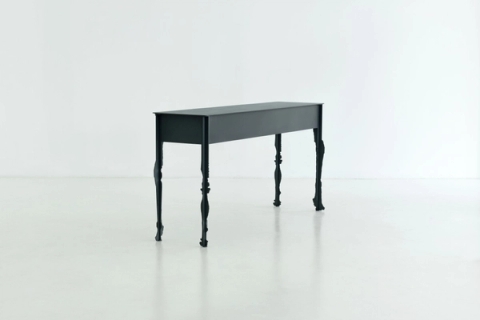 Gregor Jenkin - Tall Side Table in Collaboration with William Kentridge, 2017