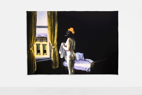 Morning in a City, after Hopper, 2025 - Roméo Mivekannin