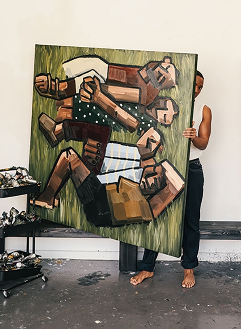 Artist Mmangaliso Nzuza