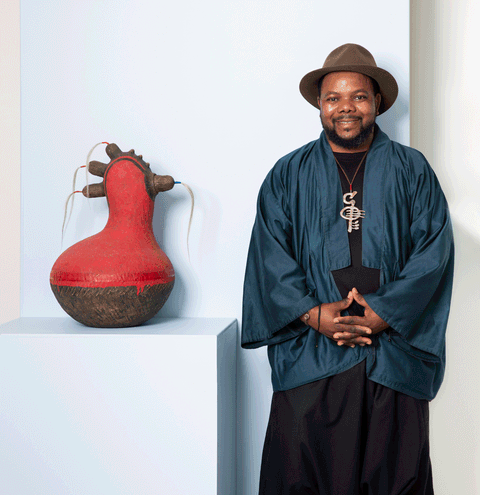 Andile Dyalvane - winner of the 6th Officine Saffi Award