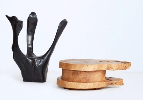 Adam Birch transforms fallen trees into extensive collection of furniture for Xigera