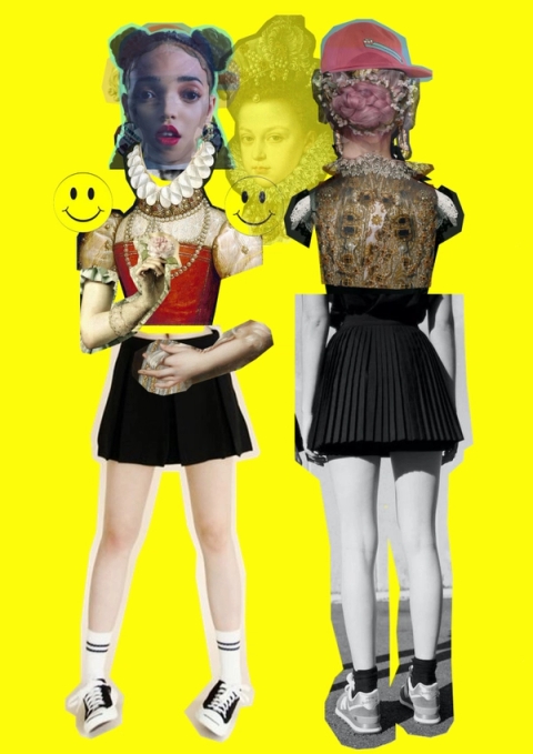 Justine Mahoney - Majesty Collage, 2020