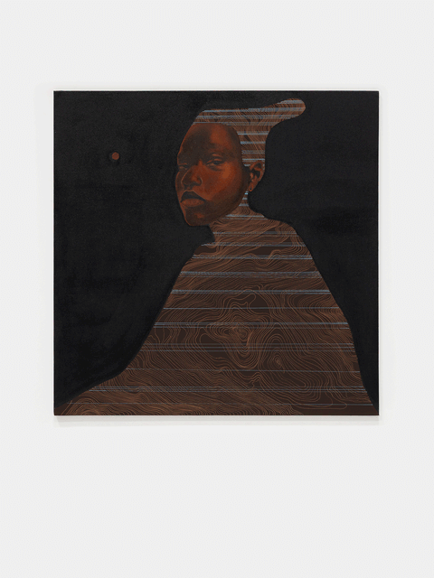 Silhouettes inside a dream I, 2025 - Manyaku Mashilo