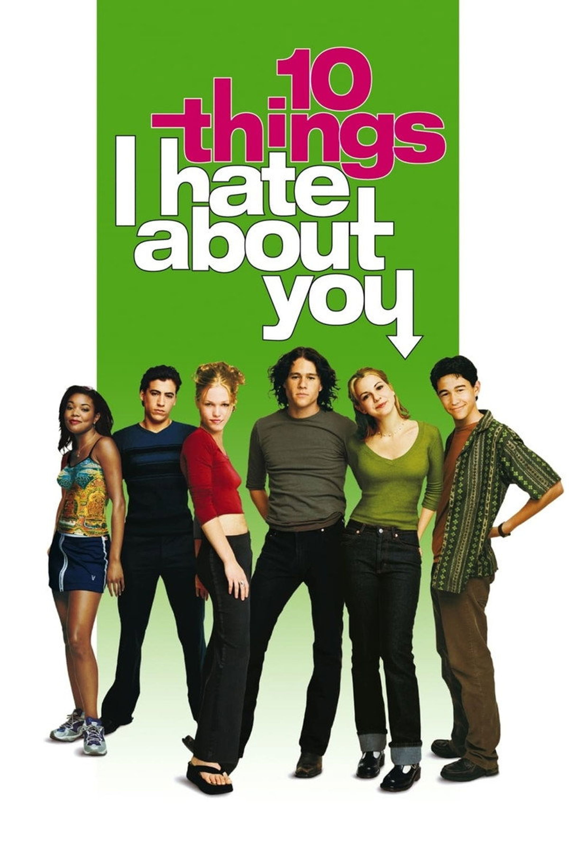10 Things I Hate About You (1999) — huysuz Kat ile onu kazanmaya çalışan Patrick'in hikayesi.