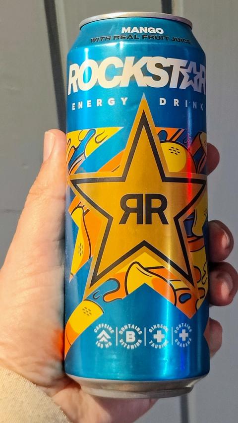 Rockstar Mango, the full can