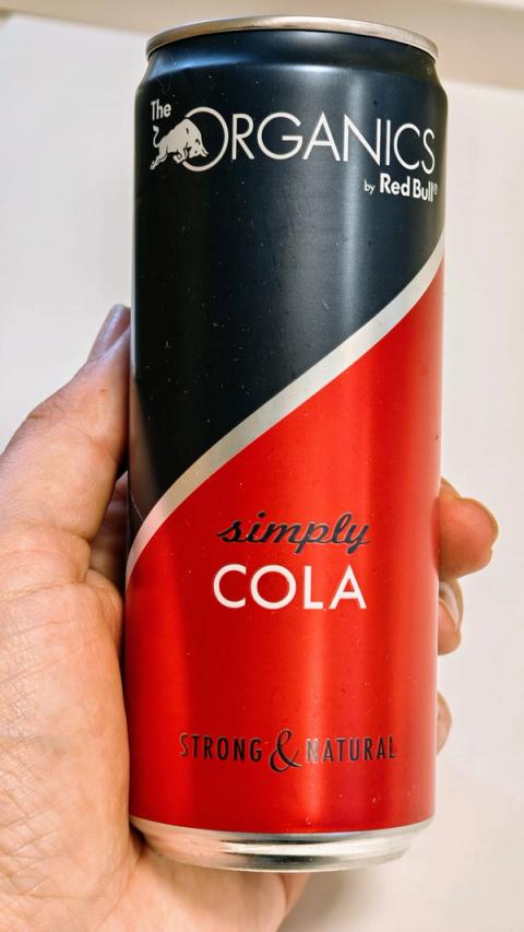 RedBull Simply Cola, the full can