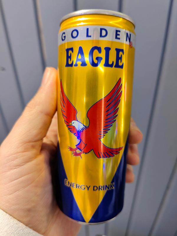 Golden eagle Energy drink, hele boksen