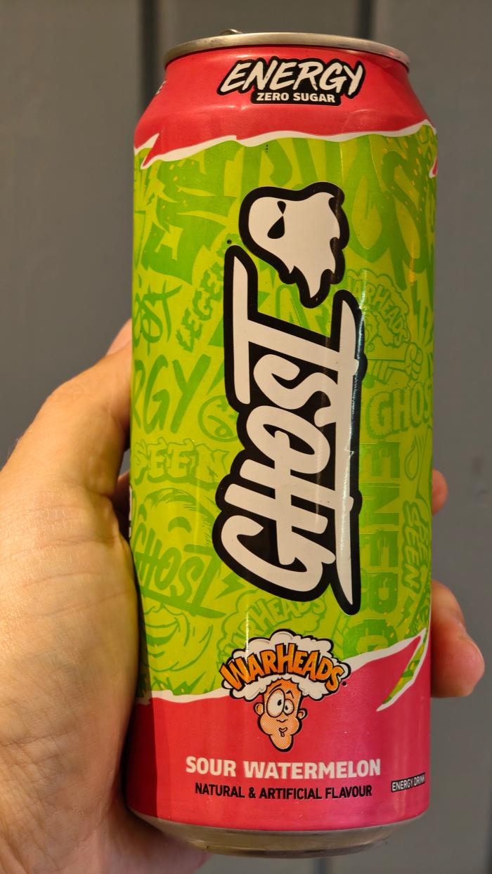 Ghost Sour Watermelon, the full can
