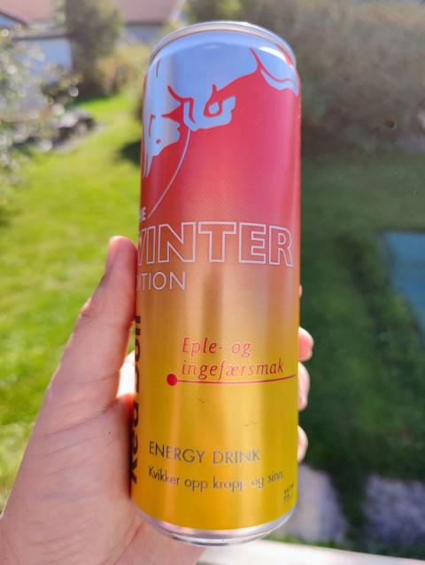 RedBull The Winter Edition - eple og ingefær, the full can