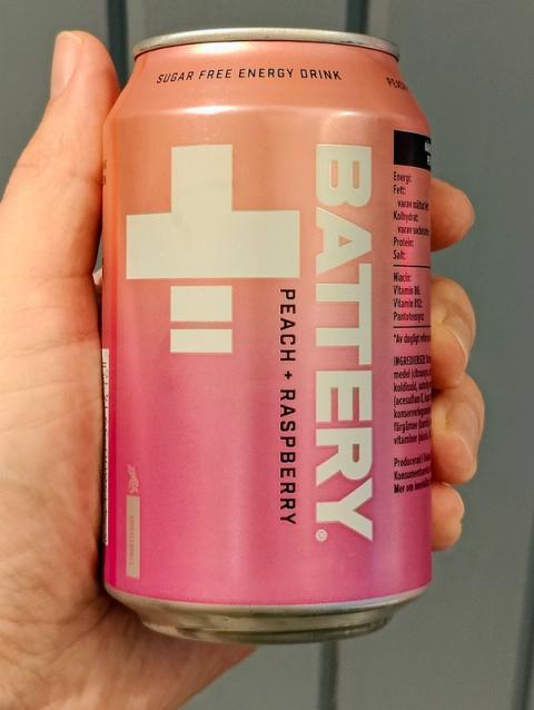 Battery Peach + Raspberry, hele boksen