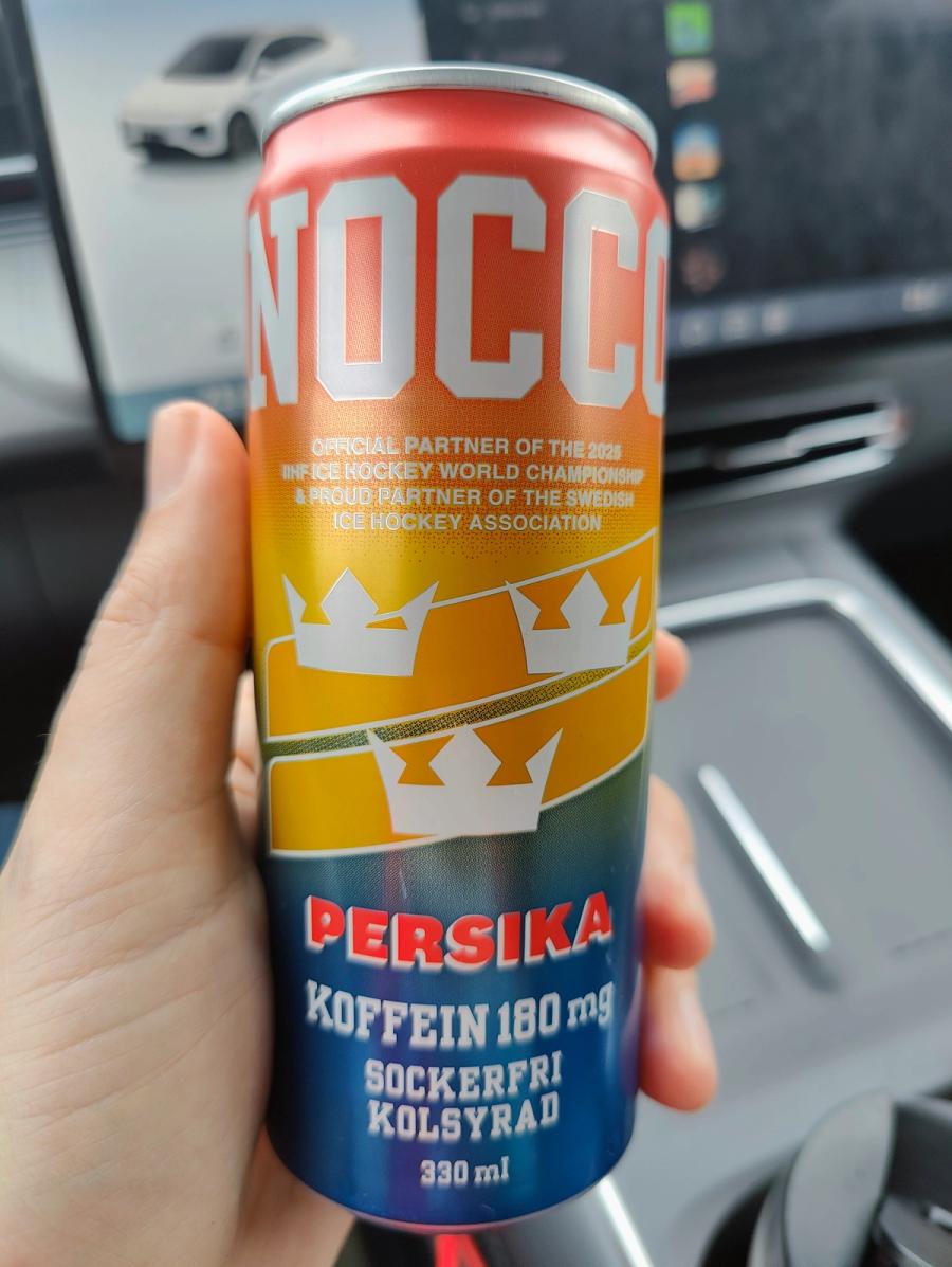 Nocco Persika, the full can