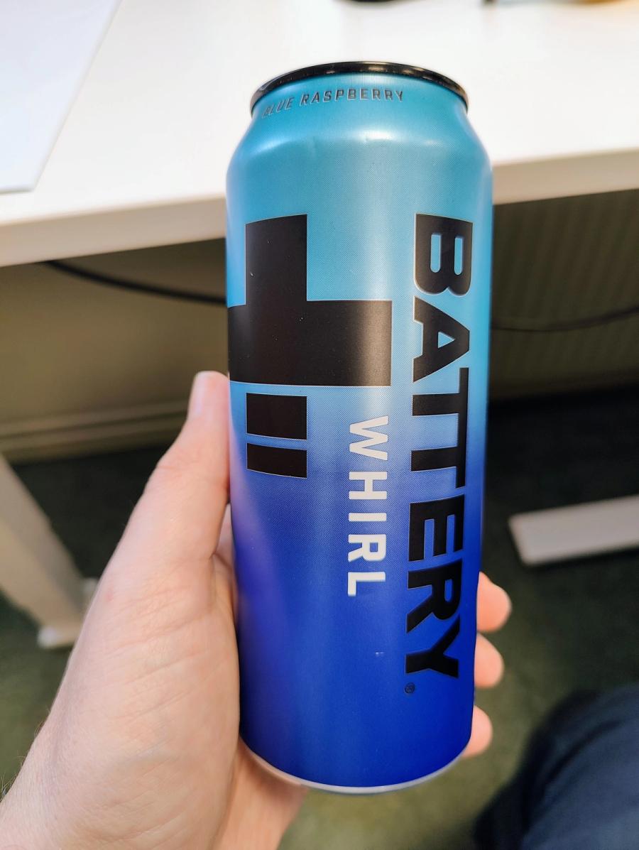 Battery Whirl, hele boksen
