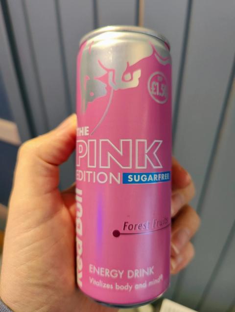 RedBull The Pink Edition - Forest fruit, the full can