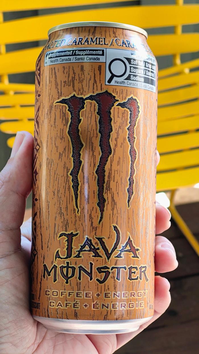 Monster Java (salted caramel), hele boksen