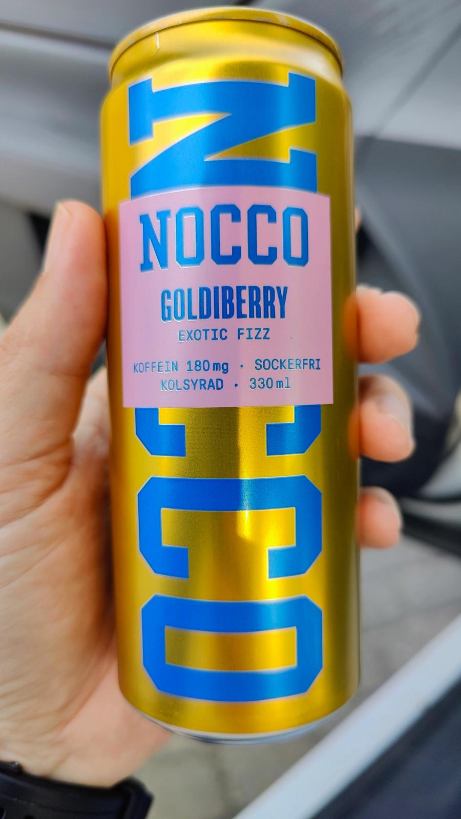 Nocco Goldiberry, hele boksen