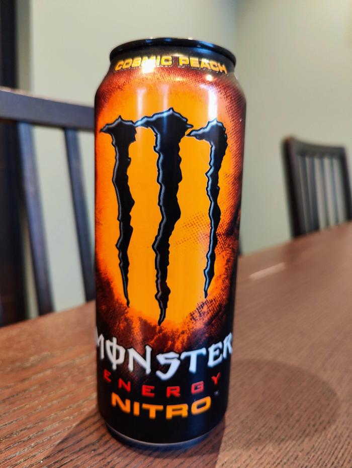 Monster Nitro - Cosmic Peach, the full can