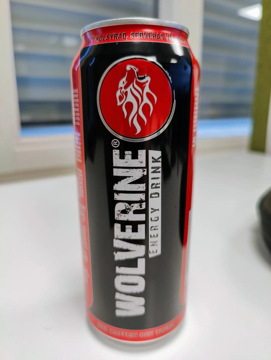 Wolverine Energy Drink, the full can