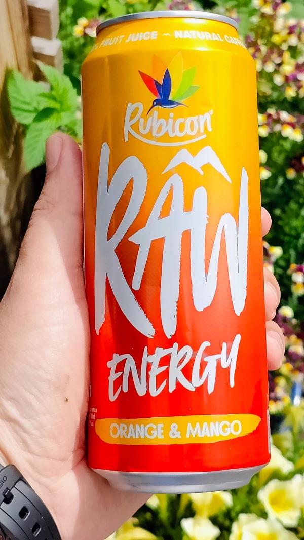 Rubicon RAW Orange & Mango, the full can