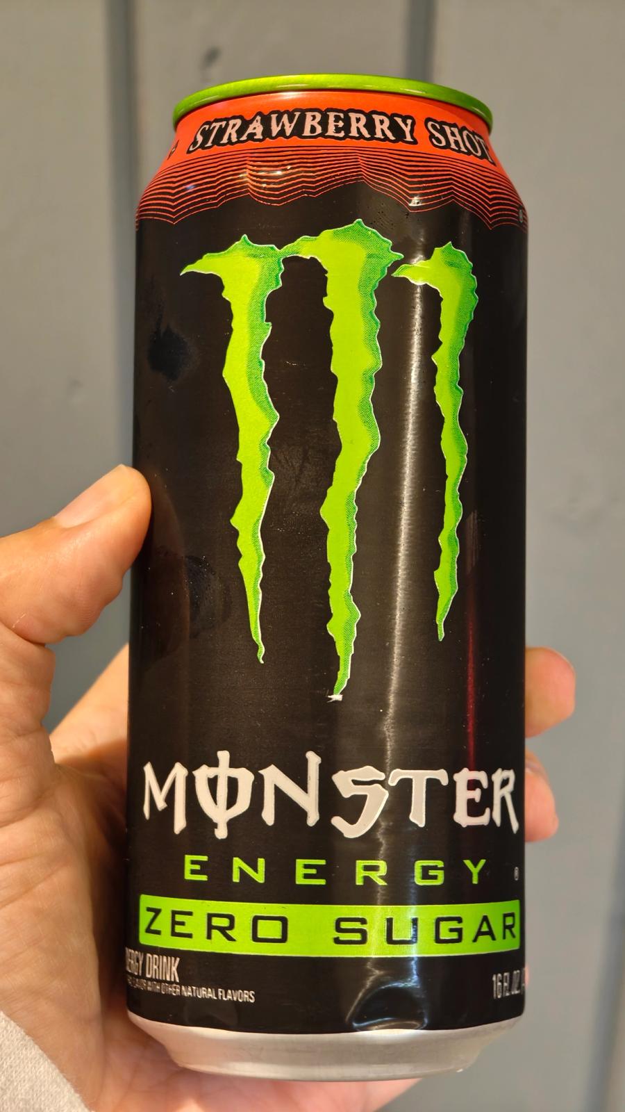 Monster Strawberry Shot (sukkerfri), hele boksen