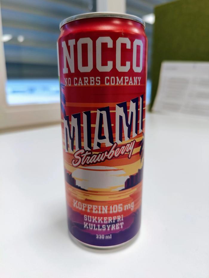 Nocco Miami Strawberry, hele boksen