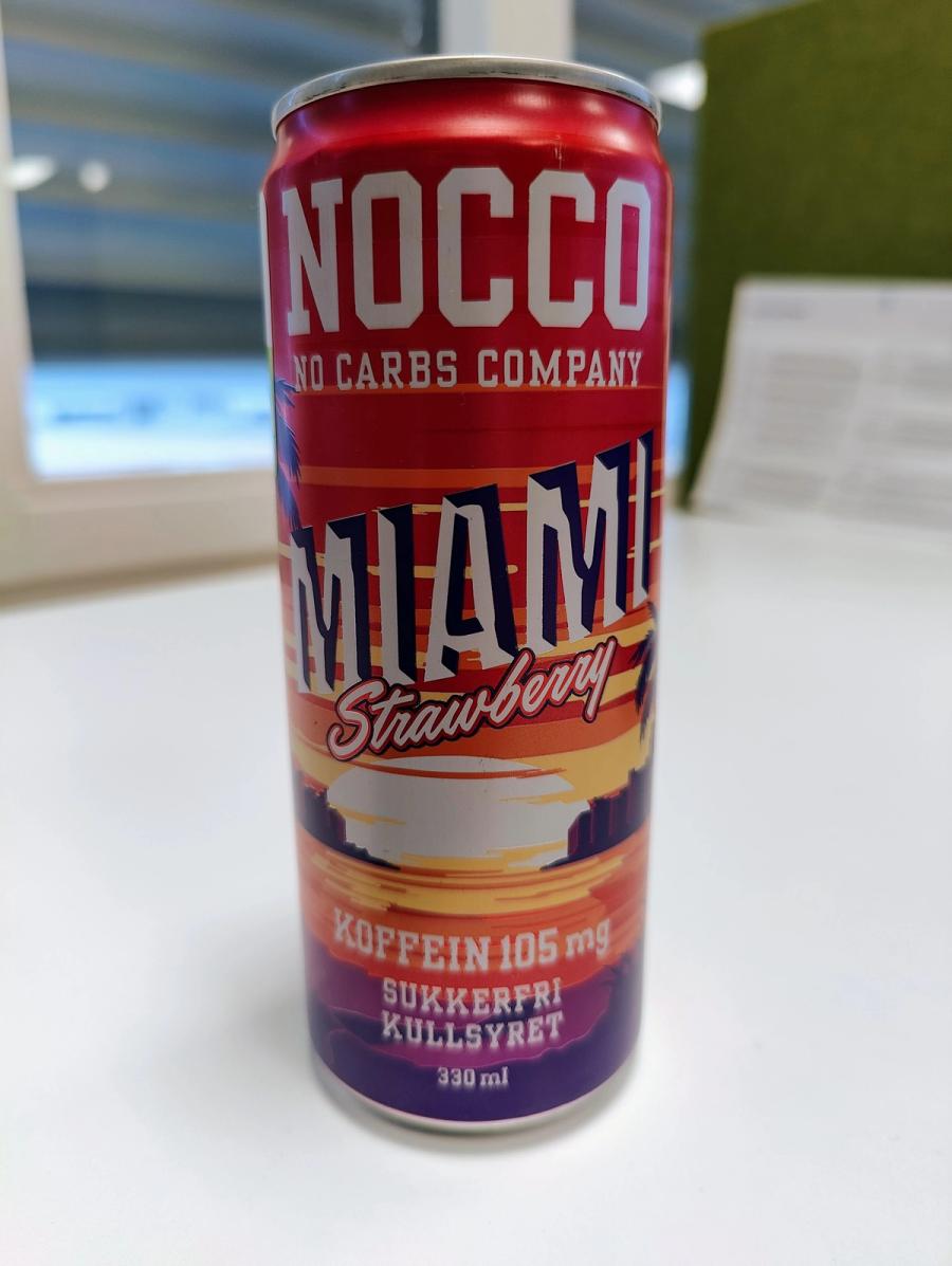 Nocco Miami Strawberry, hele boksen