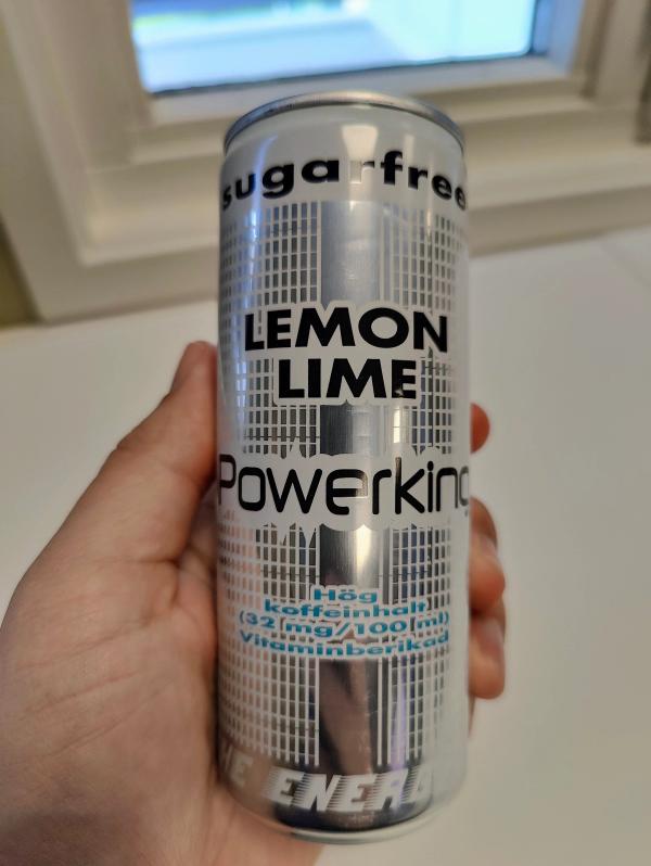 Powerking Lemon Lime, hele boksen