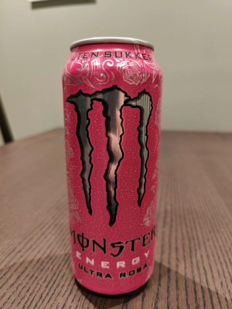 Monster Ultra rosa, hele boksen