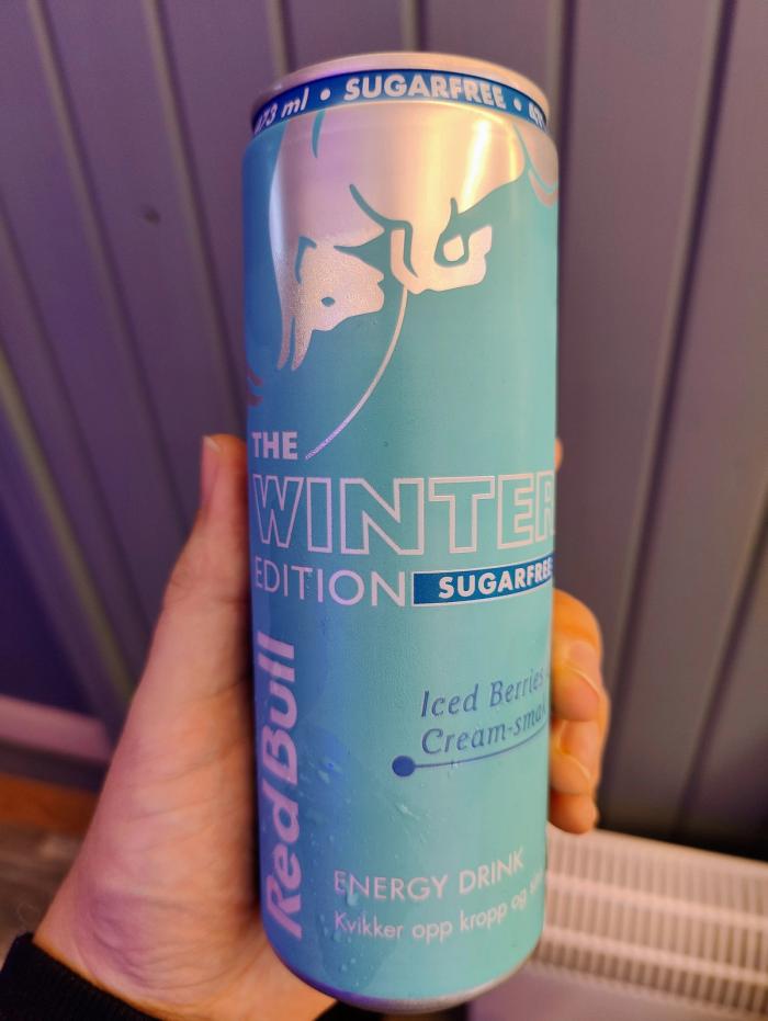RedBull The Winter Edition - Iced Berries & Cream-smak, hele boksen