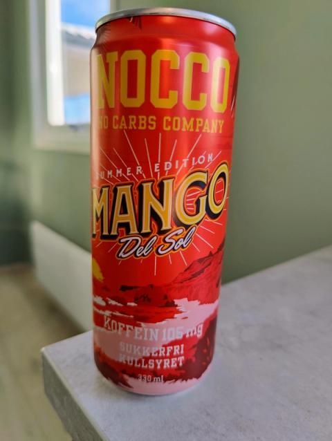 Nocco Mango del sol summer edition, hele boksen