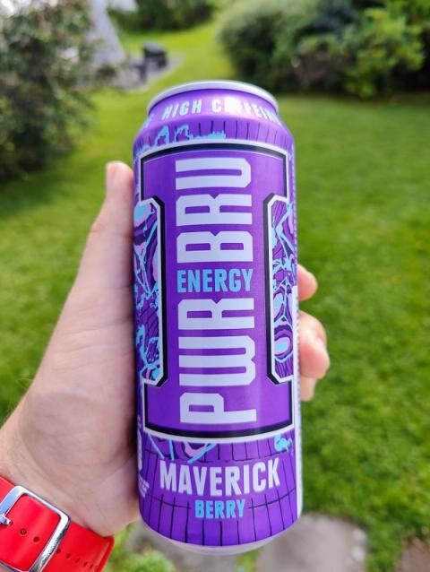 Pwr Bru Energy Maveric Berry, the full can