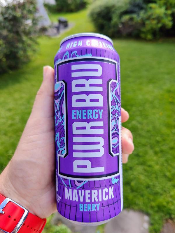 Pwr Bru Energy Maveric Berry, hele boksen