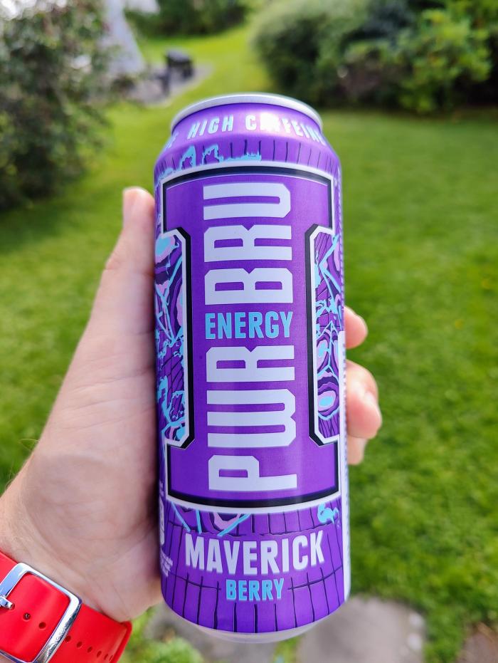Pwr Bru Energy Maveric Berry, the full can