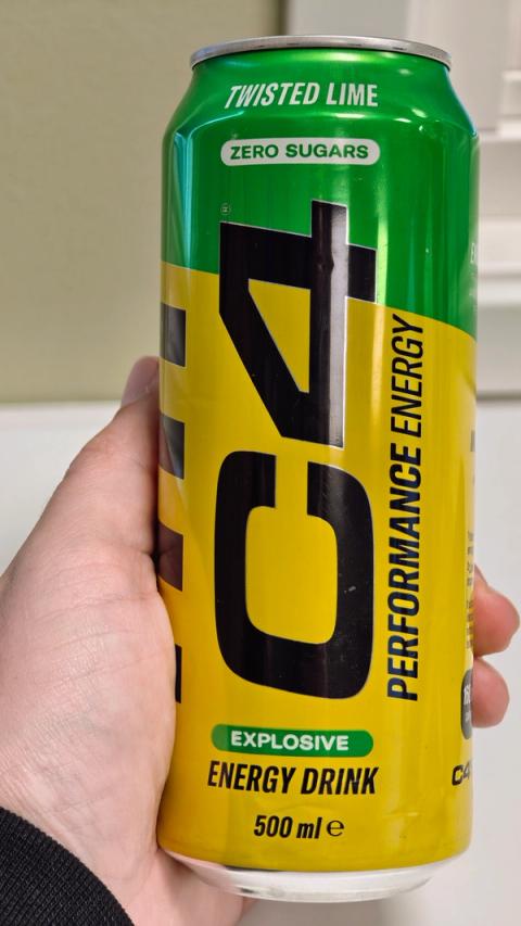 C4 Twisted Lime, hele boksen
