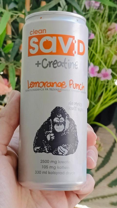 Clean Savd Lemorange Punch, the full can