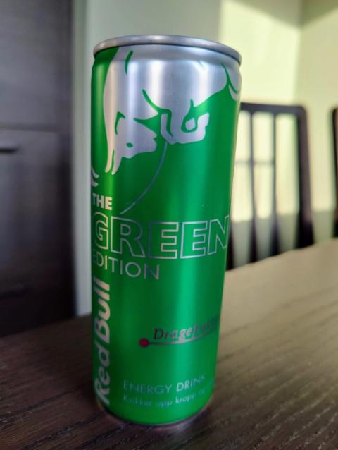 RedBull The Green Edition, the full can