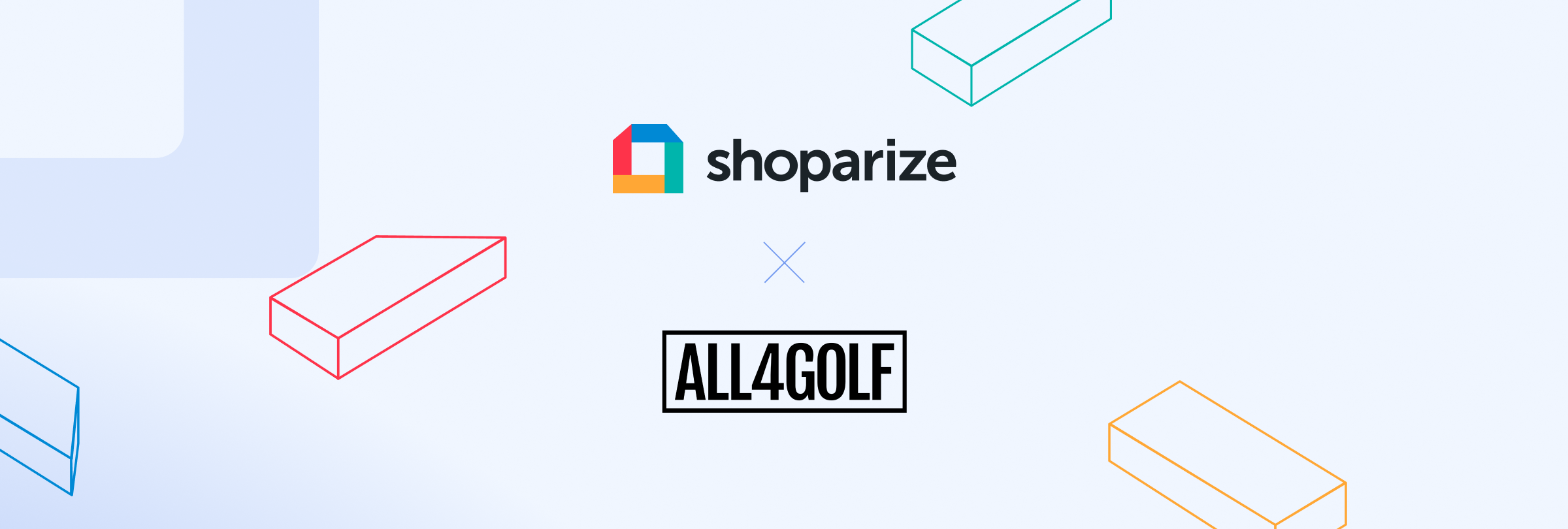 Shoparize x All4Golf case study banner