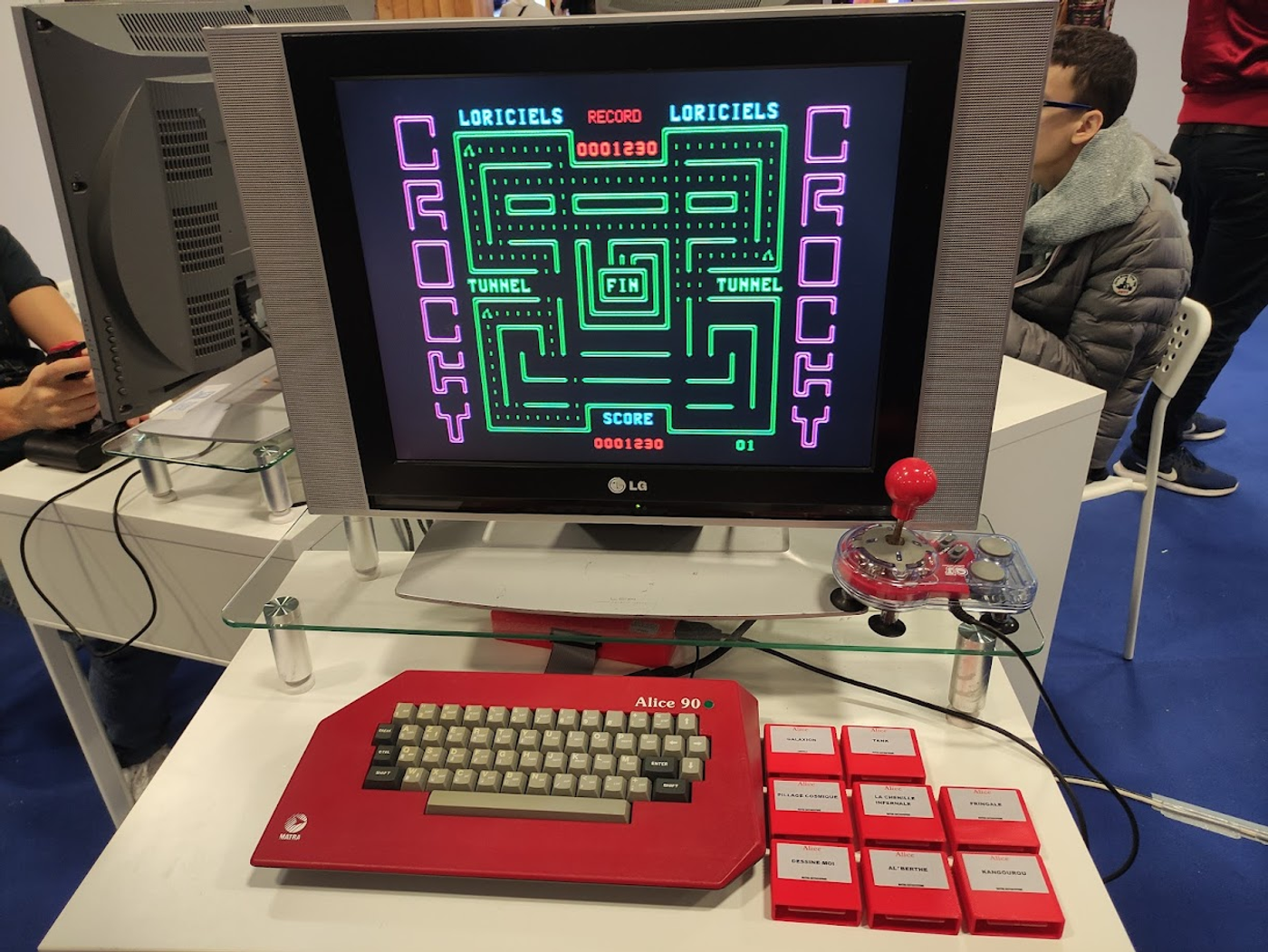 Illustration de la zone rétrogaming publiée par la Paris Games Week