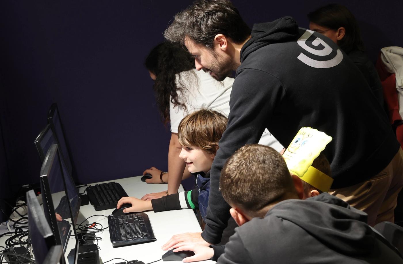 Espace familial illustré sur le site officiel de la Paris Games Week