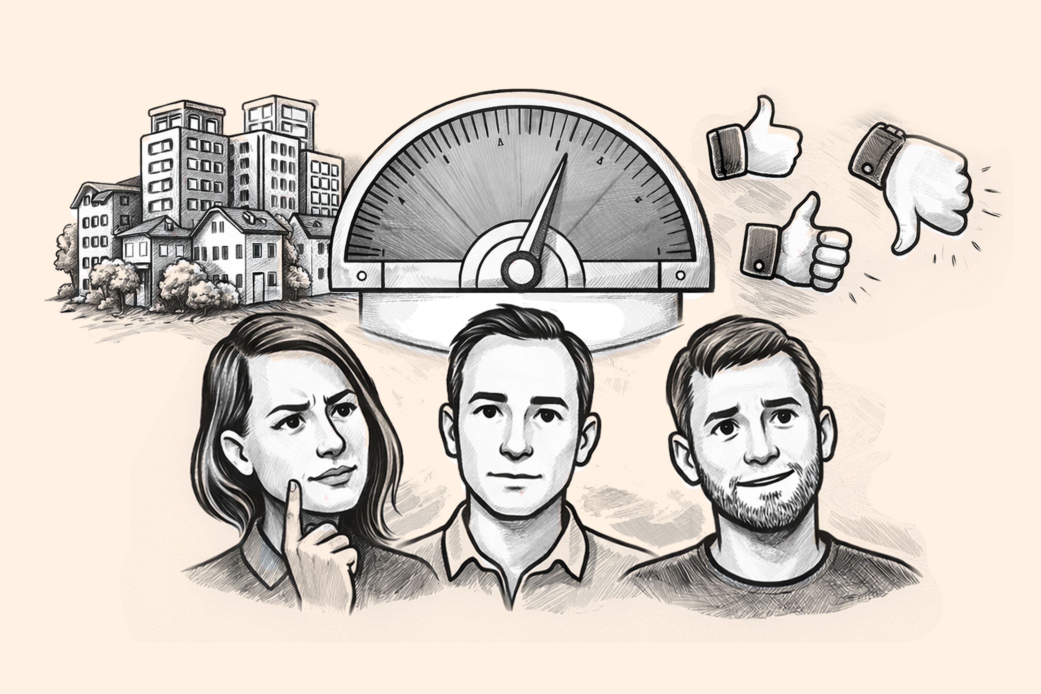 Was denkt die Schweiz über Verdichtung? Verdichtungsbarometer 2026