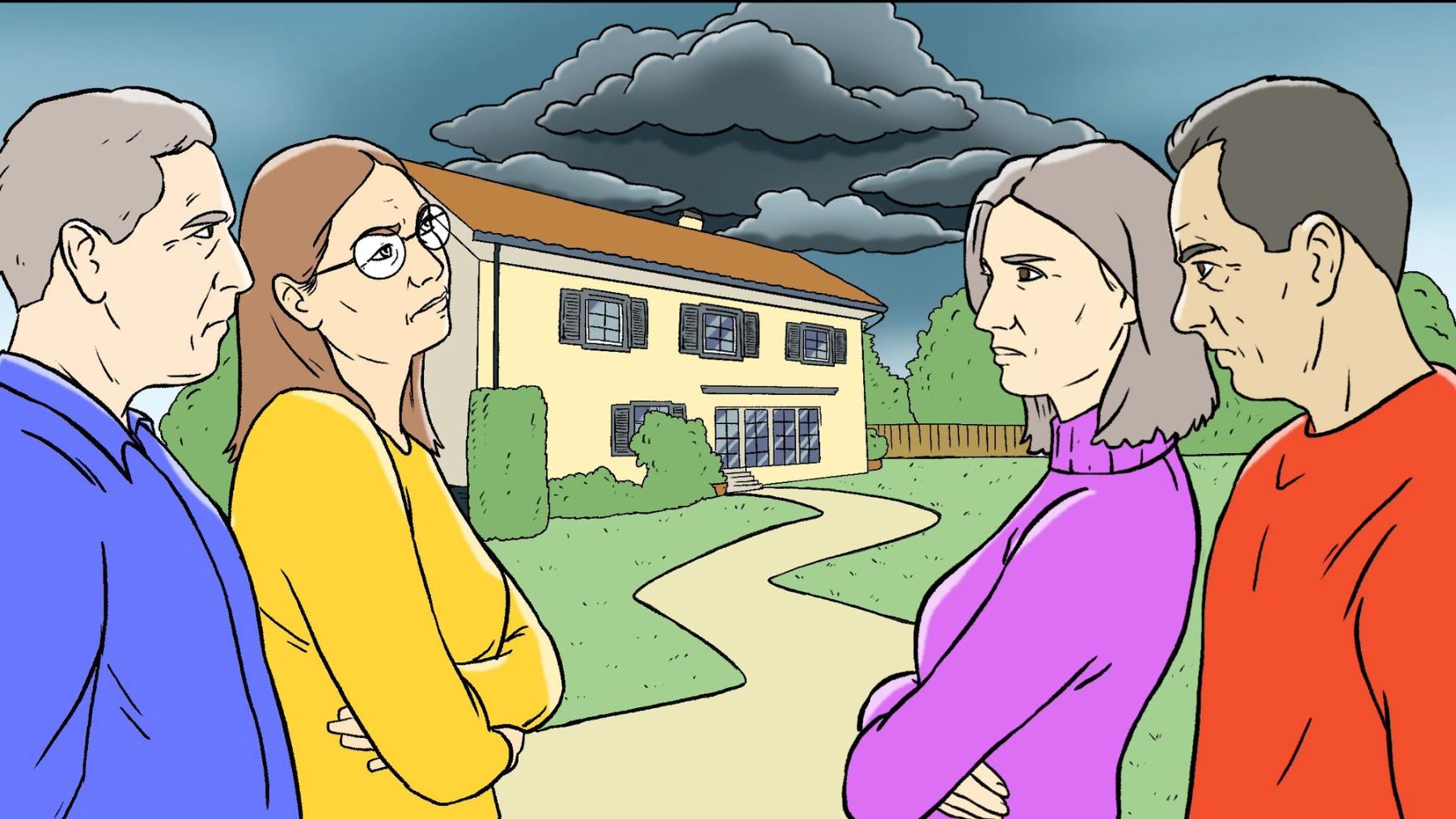 Liegenschaften führen oft zu Konflikten und Streitigkeiten innerhalb von Familien, verursacht durch emotionale Bindungen, unterschiedliche Vorstellungen und Meinungsverschiedenheiten über finanzielle Angelegenheiten sowie das Fehlen klarer Kommunikation über die Zukunft des Hauses. 
