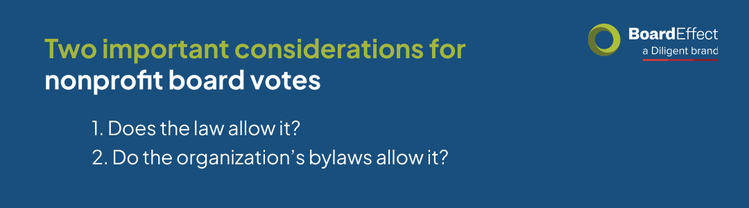 Navigating the complexities of nonprofit board voting procedures 