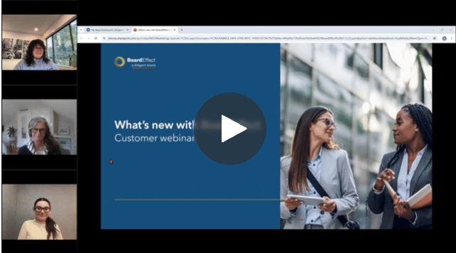 Webinar Replay I What's new with BoardEffect