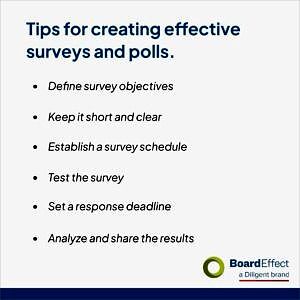 Tips for creating effective surveys and polls.