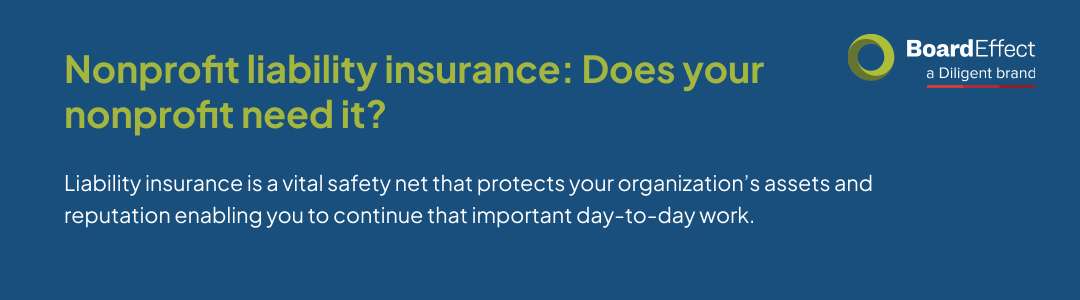 liability insurance for nonprofits