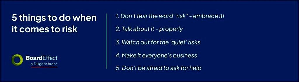 BoardEffect 5 things to do for managing risk