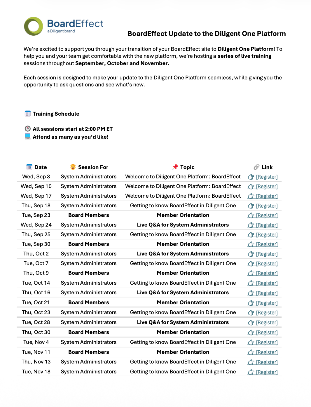 Webinar Training