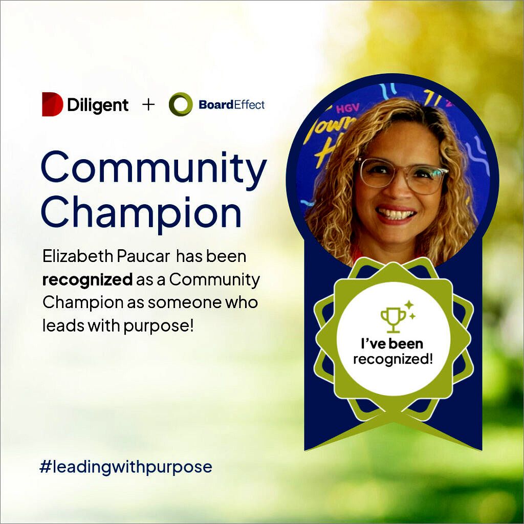 elizabeth paucar community champion